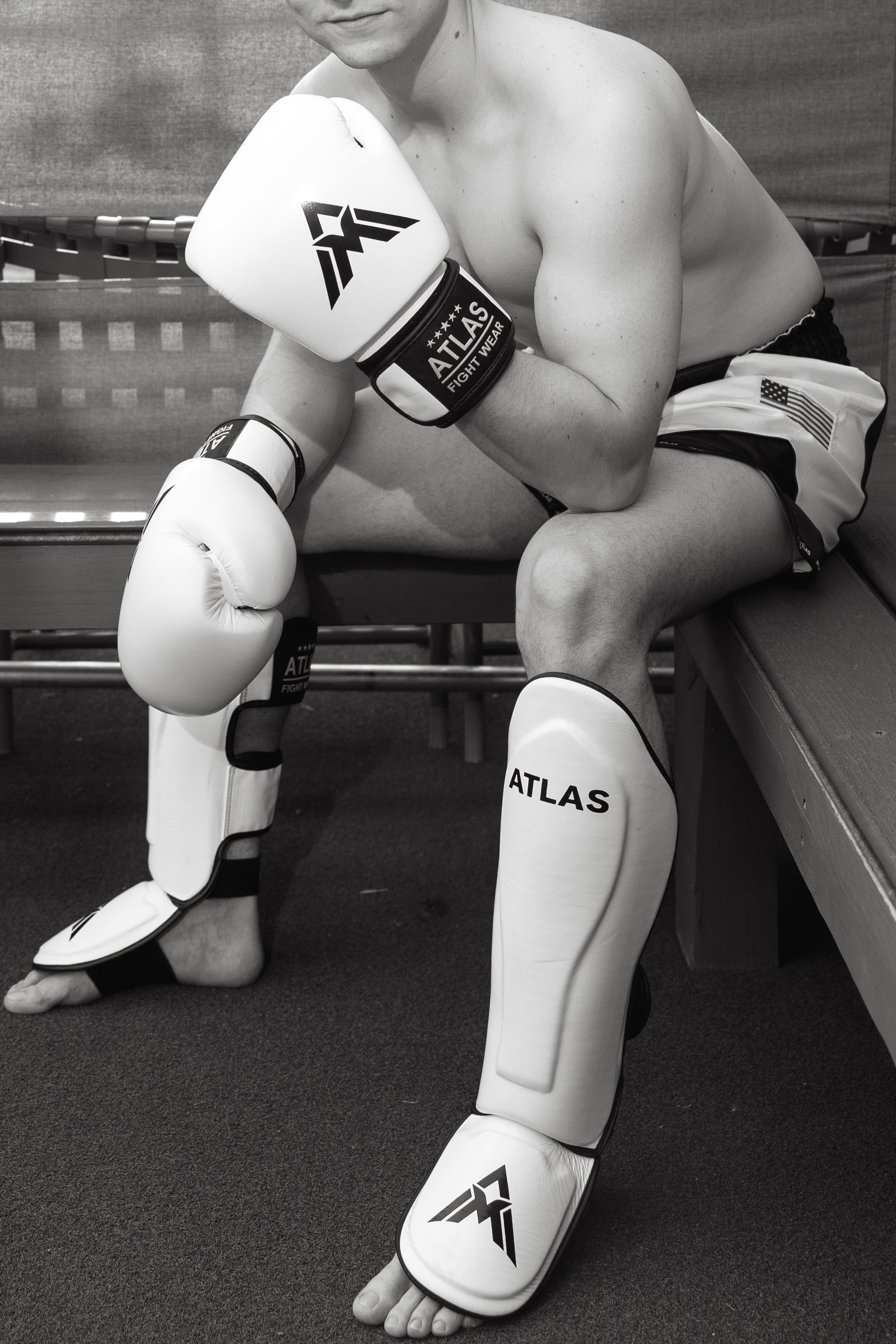 Atlas Genuine Leather Shin Guards