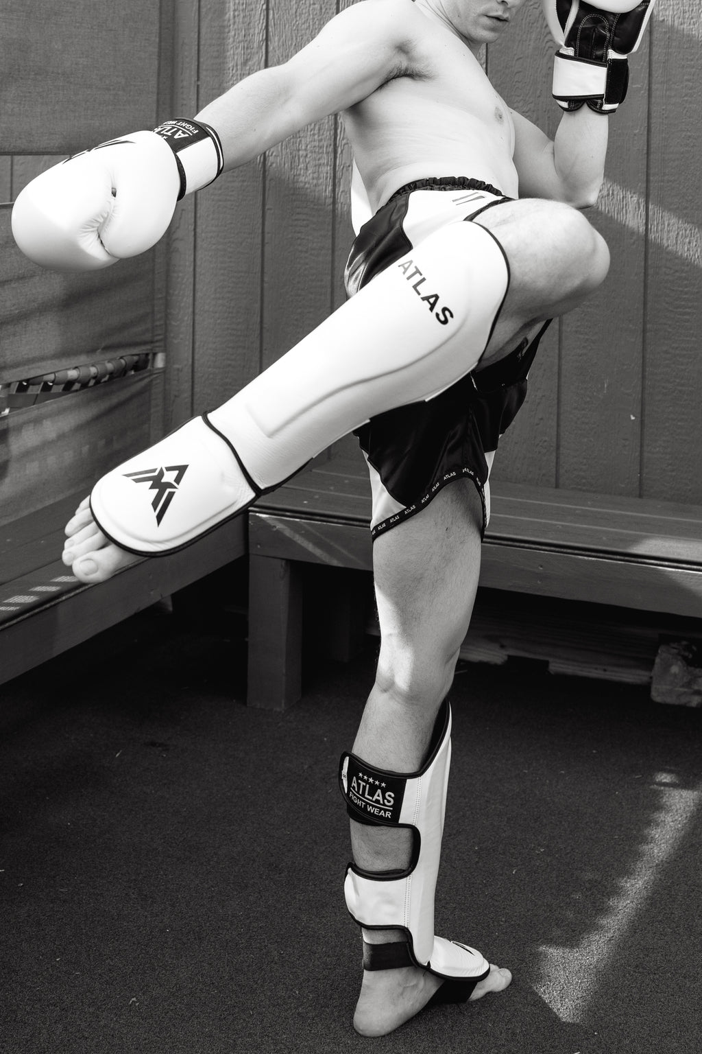 Atlas Genuine Leather Shin Guards