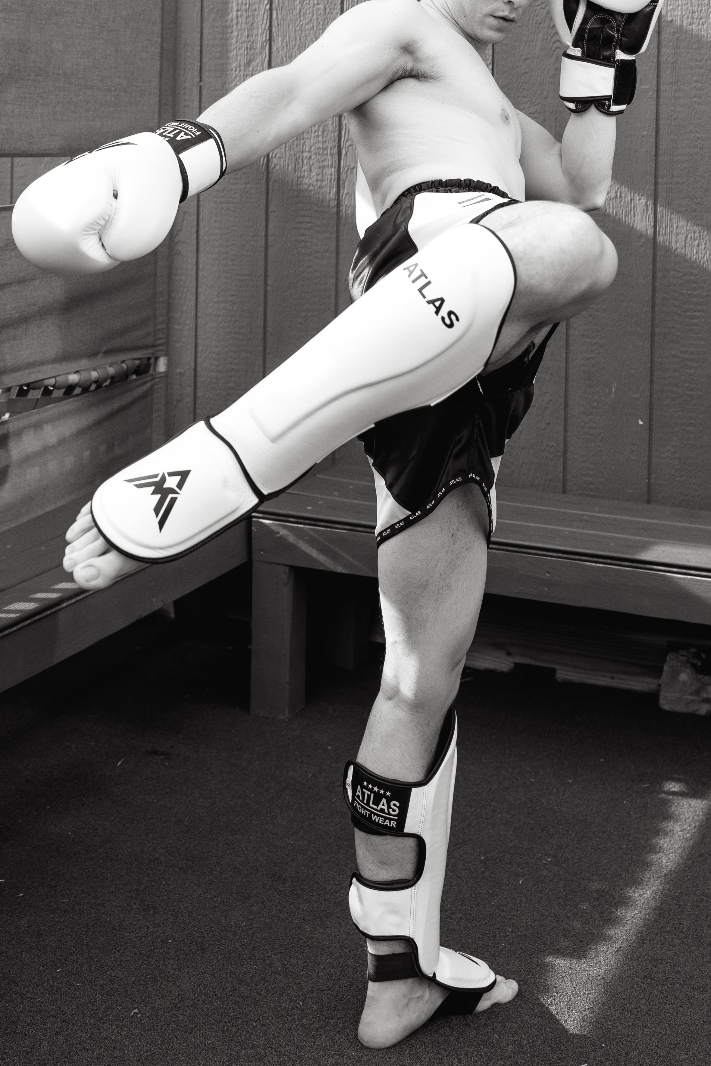 Atlas Genuine Leather Shin Guards