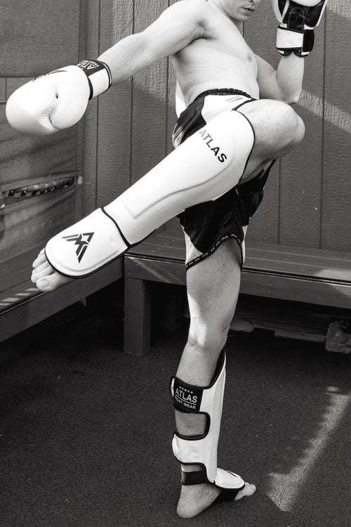 Atlas Genuine Leather Shin Guards